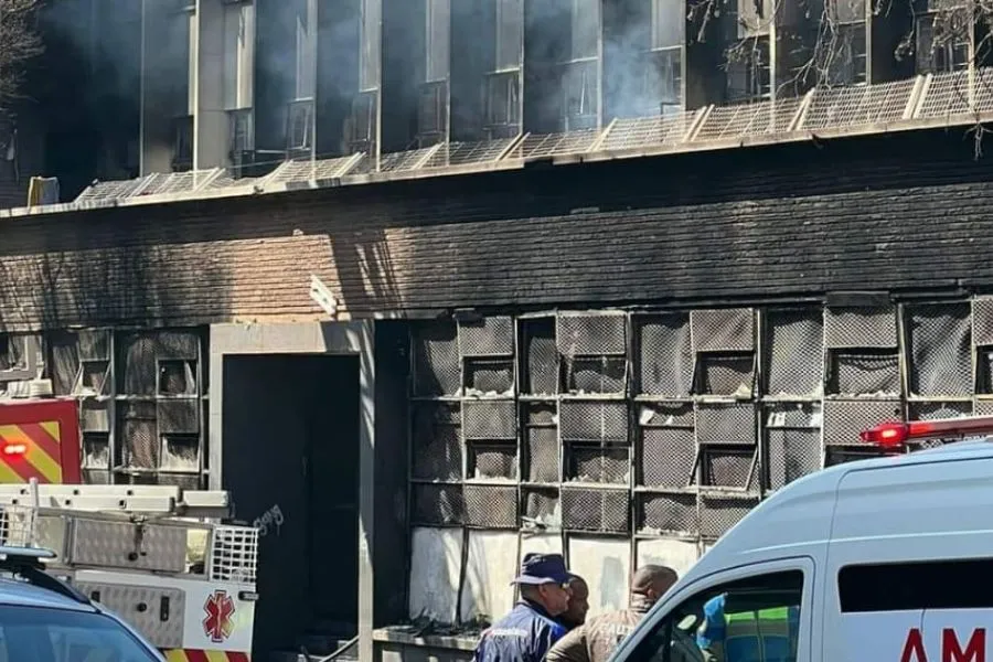 Le bâtiment de Johannesburg. Crédit : Conseil des églises d'Afrique du Sud/Facebook / 