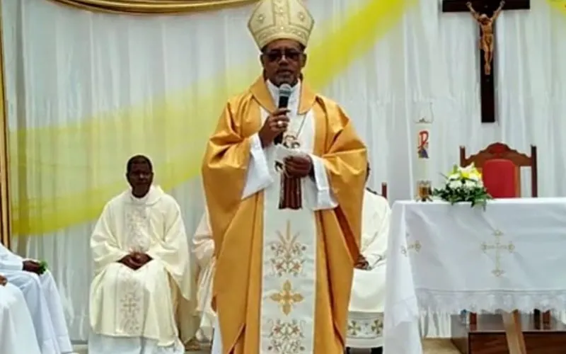 Mgr Ildo Augusto dos Santos Lopes Fortes, évêque du diocèse catholique de Mindelo au Cap-Vert. Crédit : Diocèse de Mindelo