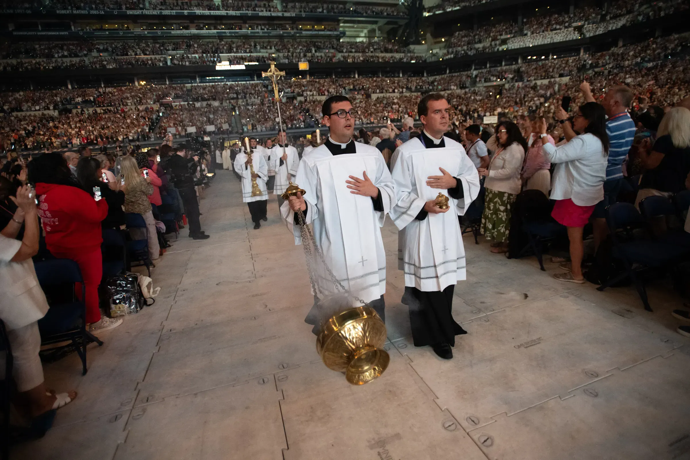 Près de 60 000 personnes ont assisté au Congrès eucharistique national à Indianapolis du 17 au 21 juillet 2024.