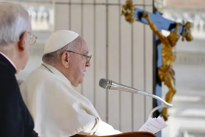 Le pape François a parlé de son récent voyage en Mongolie lors de l'audience générale sur la place Saint-Pierre le 6 septembre 2023. | Vatican Media / 