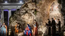 Le Vatican a dévoilé sa crèche annuelle le 9 décembre 2023, rendant ainsi un hommage particulier aux origines de cette tradition bien-aimée à l'occasion de son 800e anniversaire. | Crédit : Crédit : Daniel Ibañez/EWTN / 