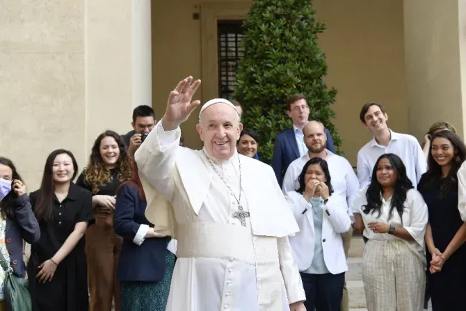 L'audience générale du Pape François dans la cour San Damaso du Palais Apostolique, le 9 juin 2021 / Vatican Media.