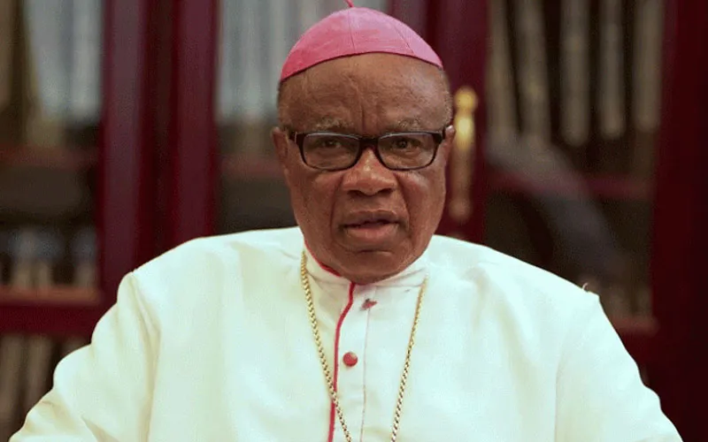 Mgr Valerian Okeke, archevêque de l'archidiocèse d'Onitsha, Nigeria. Photo de courtoisie