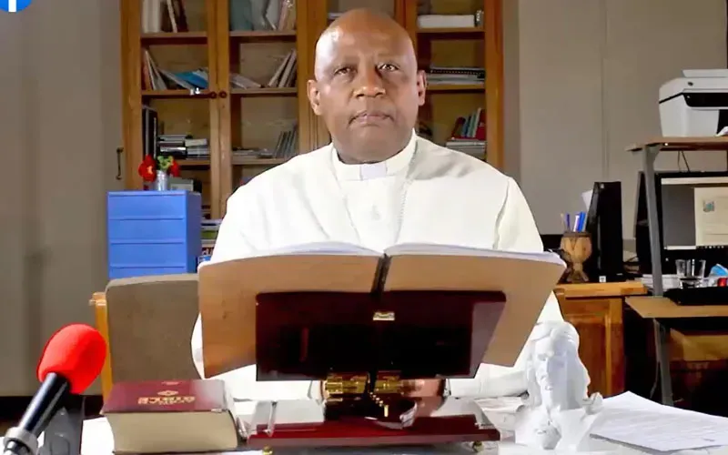 Mgr Victor Hlolo Phalana, évêque du diocèse de Klerksdorp en Afrique du Sud.