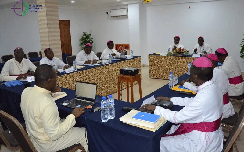 Les évêques catholiques au Togo lors de leur 125ème session plénière à Kara. Conférence épiscopale du Togo.