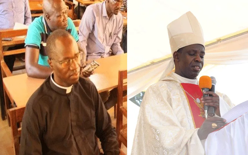 Mgr Georges Bizimana (à droite), évêque nouvellement nommé du diocèse de Ngonzi au Burundi, et Mgr Nicolas Nadji Bab (à gauche), évêque élu du diocèse de Lai au Tchad. / Domaine Public