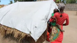 Une femme dans un camp de déplacés à Cabo Delgado. / Vatican Media