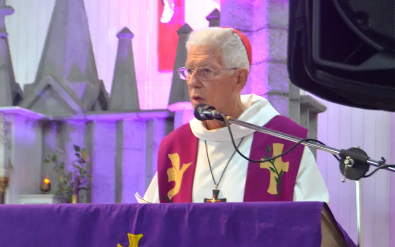 L'évêque du diocèse de Port Louis à l'île Maurice, le cardinal Maurice Piat Diocèse de Port Louis