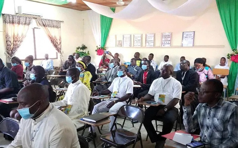 Les participants au troisième forum national des communicateurs catholiques du Cameroun. / Archidiocèse de Garoua/Page Facebook