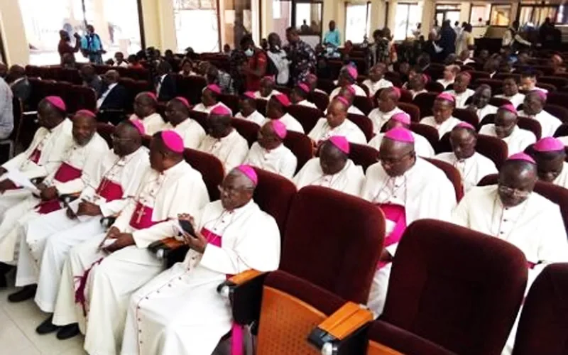 Les membres de la Conférence Episcopale du Congo (CENCO) lors de leur 59ème Assemblée Plénière. Crédit : CENCO