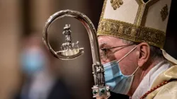 Le cardinal Pietro Parolin assiste à une ordination à la Basilique de Sant'Eugenio à Rome, le 5 septembre 2020. / Daniel Ibáñez/CNA.