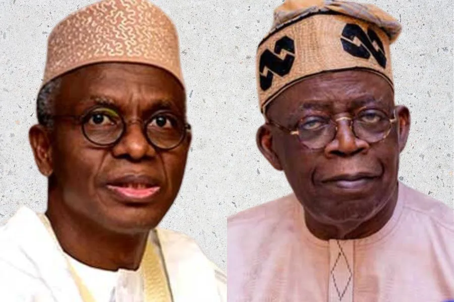 Le président Bola Ahmed Tinubu (à droite) a exhorté à "corriger les erreurs" que l'ancien gouverneur de l'État de Kaduna, Nasir Ahmad El-Rufai (à gauche), a commises dans une vidéo virale.