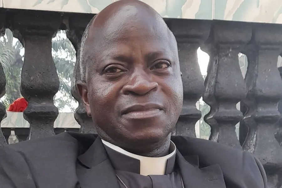 Mgr. Norbert Tamba Sandouno, nommé évêque du nouveau diocèse de Guéckédou en Guinée. Crédit : Archidiocèse de Conakry