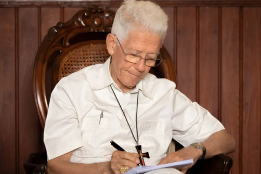 Le cardinal Maurice Piat, évêque émérite de Port-Louis à l'île Maurice. Crédit : Diocèse de Port Louis / 