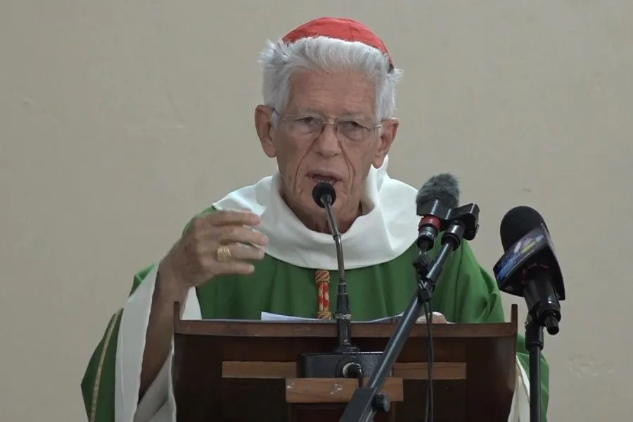 Maurice Cardinal Piat, évêque émérite de Port-Louis à l'île Maurice. Crédit : Diocèse de Port Louis / 