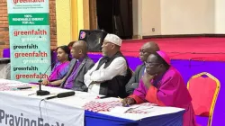 Les chefs religieux lisent leur déclaration en marge du Sommet africain sur le climat 2023. Crédit : Jesuits Africa Madagascar/Facebook / 