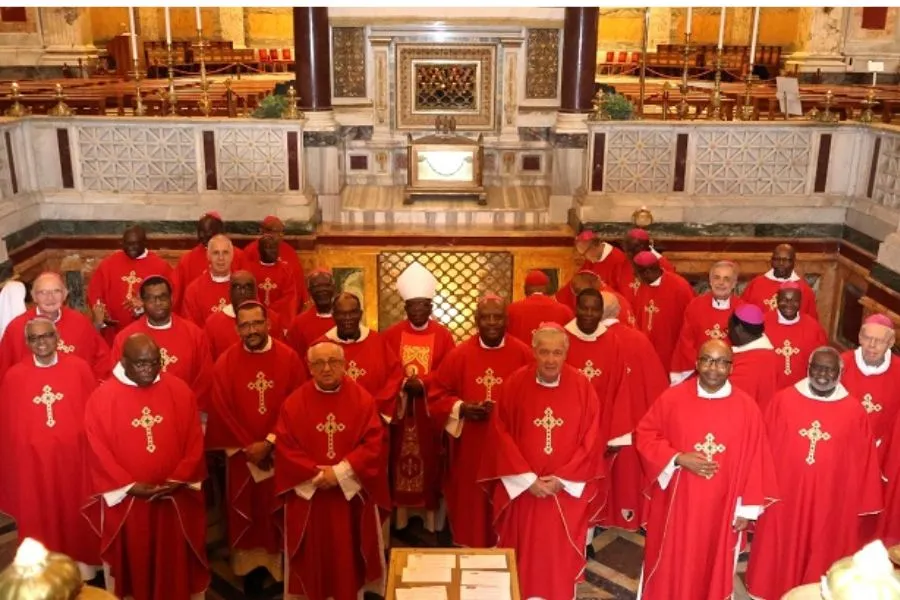 Visite ad limina de la SACBC. Messe à la basilique papale Saint-Paul-hors-les-murs. Crédit : SACBC