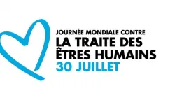 Logo sur la Journée mondiale contre la traite des personnes. / Nations unies