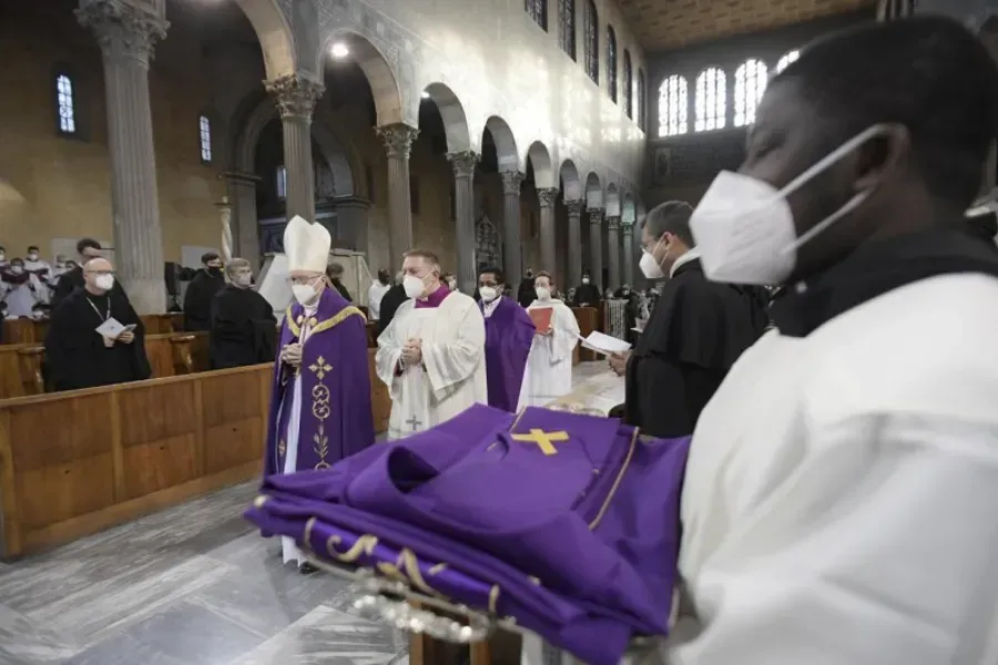 Le pape François lors de l'audience générale dans la salle Paul VI le 2 mars 2022. Vatican Media.