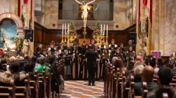 Un moment de la veillée de préparation à Noël, qui s'est tenue le 22 décembre à l'église Saint-Sauveur de Jérusalem. | Crédit photo : Marinella Bandini / 