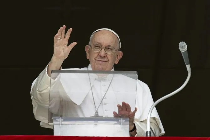 Le pape François s'exprime lors de son discours de l'Angélus, le 17 septembre 2023. | Vatican Media