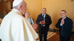 Le père Luigi Maccali après une audience avec le pape François à Rome. / ©️ Vatican Media