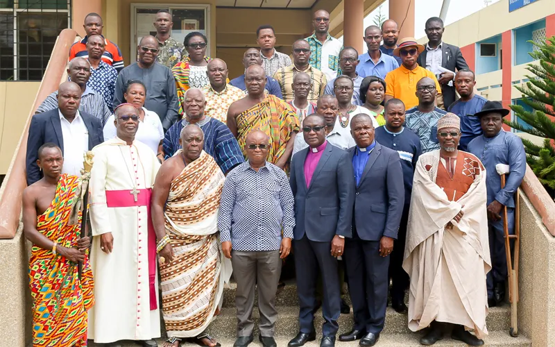 Les membres du Conseil national de la paix (CNP) au Ghana. Crédit : Conseil national de la paix (NPC) / 