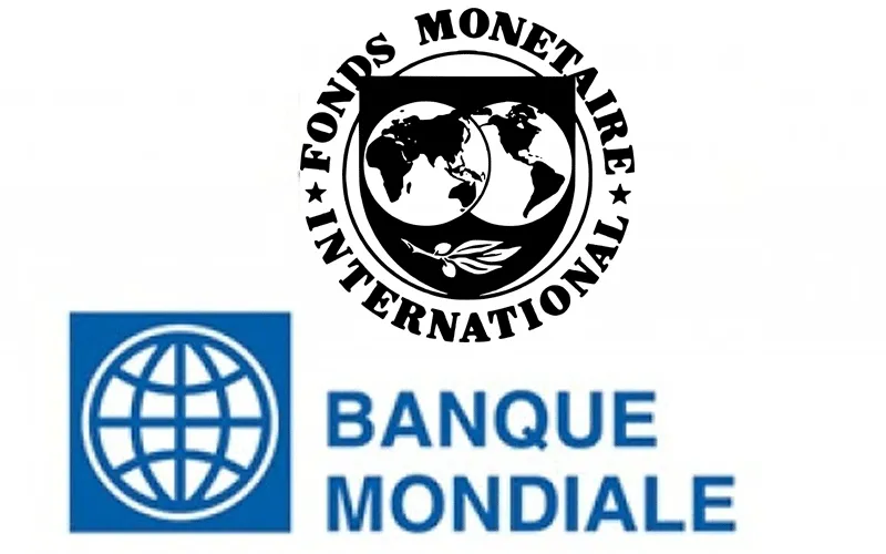 Logo Fonds monétaire international (FMI) et la Banque mondiale. Domaine public