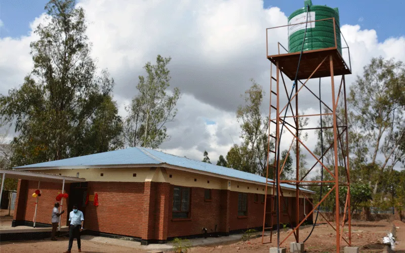 Le centre d'isolement COVID-19 de l'hôpital Pirimiti du diocèse de Zomba au Malawi qui a été inauguré jeudi 3 septembre. / Diocèse de Zomba