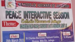 Une affiche de la réunion des représentants des catholiques de différentes communautés ethniques dans l'État de Taraba, diocèse de Jalingo. Crédit : Archidiocèse d'Abuja / 