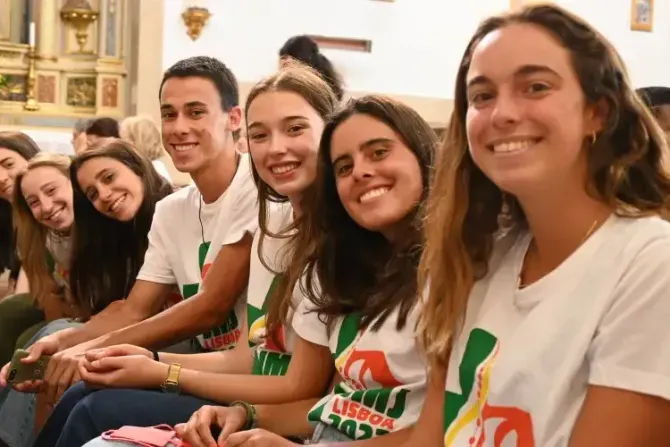 Participants aux Journées Mondiales de la Jeunesse 2023 à Lisbonne, Portugal. | Crédit : José Ferreira/JMJ Lisboa 2023