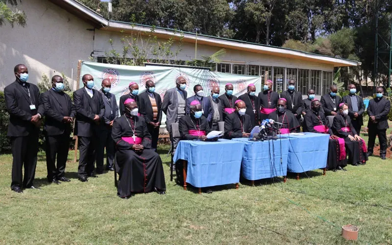 Les membres de la Conférence des évêques catholiques du Kenya (KCCB). Crédit : KCCB