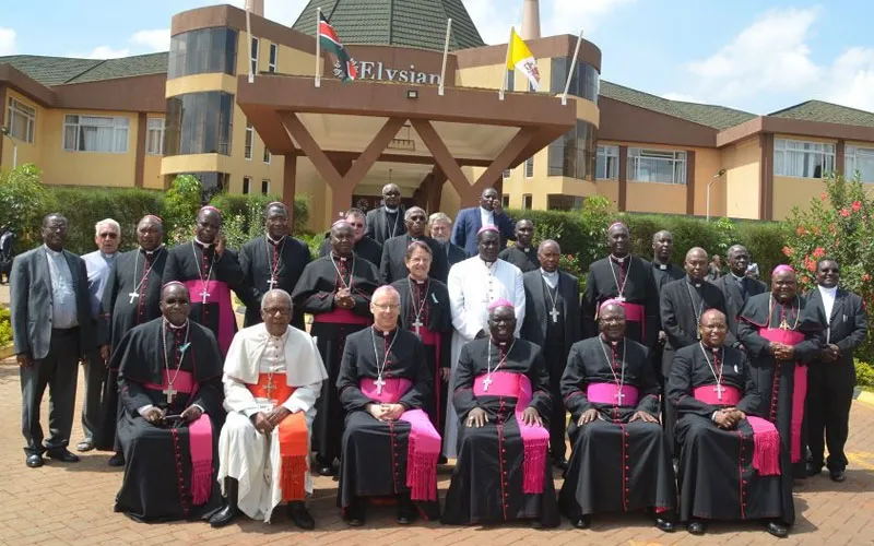 Les membres de la Conférence des évêques catholiques du Kenya (KCCB). Crédit : KCCB