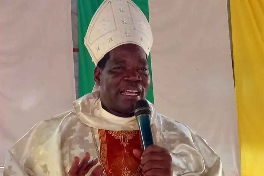 Mgr Edward Hiiboro Kussala, évêque du diocèse catholique de Tombura-Yambia (CDTY) au Soudan Sud. Crédit : CDTY / 