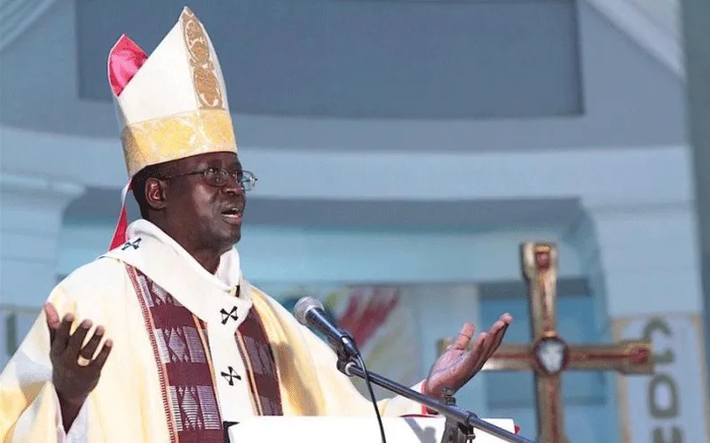 Mgr Benjamin Ndiaye, archevêque de l'archidiocèse de Dakar au Sénégal. Domaine public