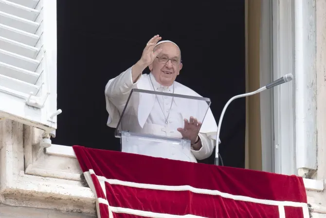 Le pape François prononce son discours de l'Angélus le 4 juin 2023. | Vatican Media