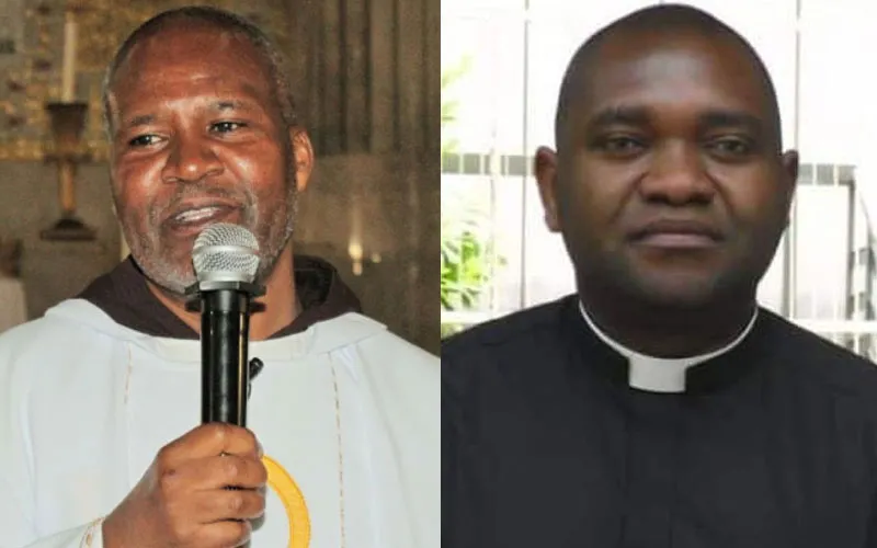 Mgr. Wolfgang Pisa (à gauche), nommé évêque du diocèse de Lindi en Tanzanie et Mgr. Isaac Bunde Dugu (à droite) nommé évêque du diocèse de Katsina-ala au Nigeria. / 