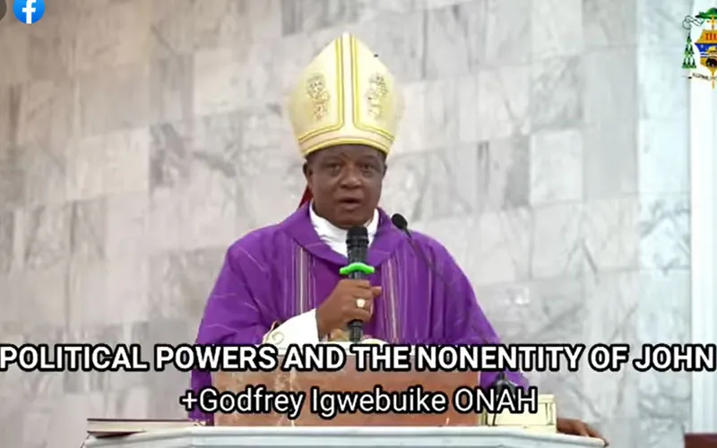 Mgr Godfrey Onah, évêque du diocèse de Nsukka, au Nigeria. Crédit : Diocèse de Nsukka/Facebook