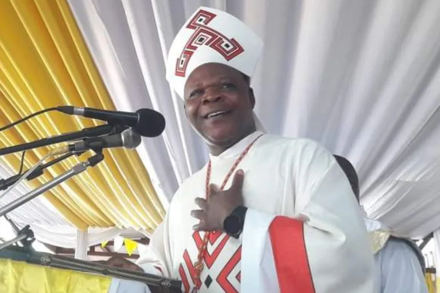 Dieudonné Cardinal Nzapalainga lors du lancement de la nouvelle année pastorale dans l'archidiocèse de Bangui en République centrafricaine (RCA). Crédit : LANOCA