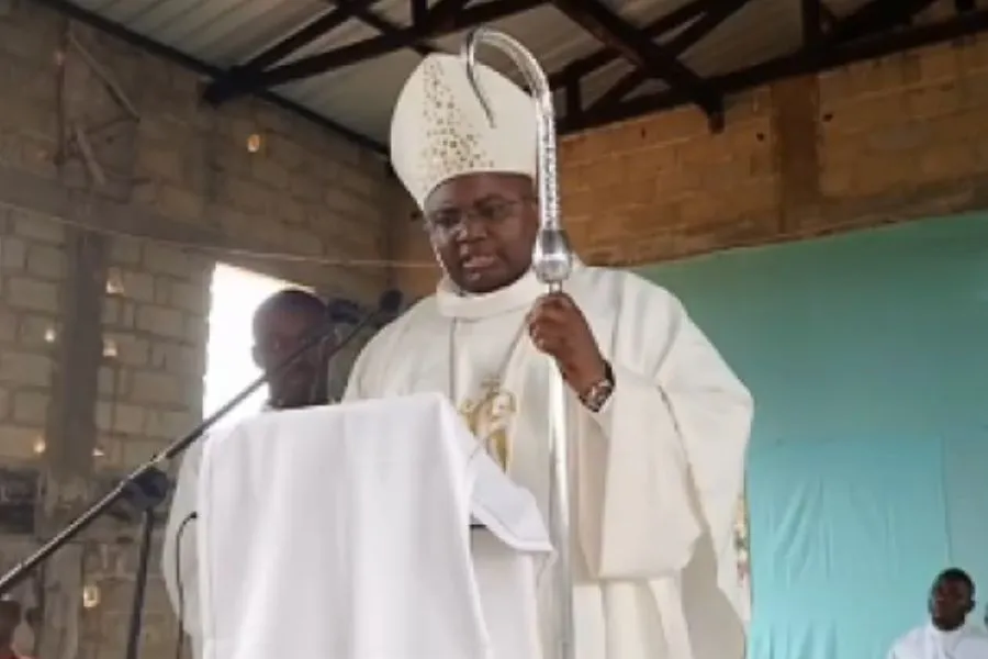 Mgr Belmiro Cuica Chissengueti, évêque du diocèse angolais de Cabinda. Crédit : Radio Ecclesia / 