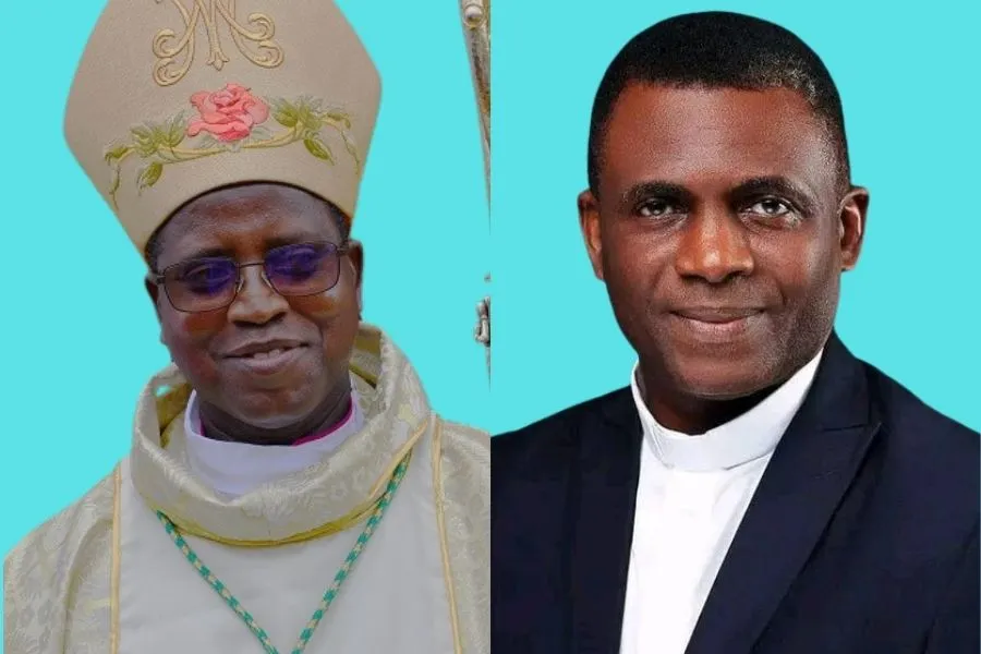 Mgr Prosper Kontiebo (à gauche) nommé ordinaire du lieu de l'archidiocèse de Ouagadougou au Burkina Faso et Mgr. Gerald Mamman Musa (à droite), nommé évêque du diocèse catholique érigé de Katsina au Nigeria. Crédit : Radio Taanba Fada/Catholic Broadcast Commission,Nigeria