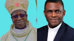 Mgr Prosper Kontiebo (à gauche) nommé ordinaire du lieu de l'archidiocèse de Ouagadougou au Burkina Faso et Mgr. Gerald Mamman Musa (à droite), nommé évêque du diocèse catholique érigé de Katsina au Nigeria. Crédit : Radio Taanba Fada/Catholic Broadcast Commission,Nigeria / 