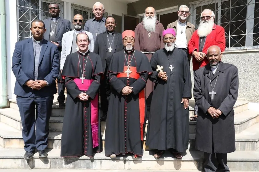 Les membres de la Conférence des évêques catholiques d'Éthiopie (CBCE). Crédit : CBCE