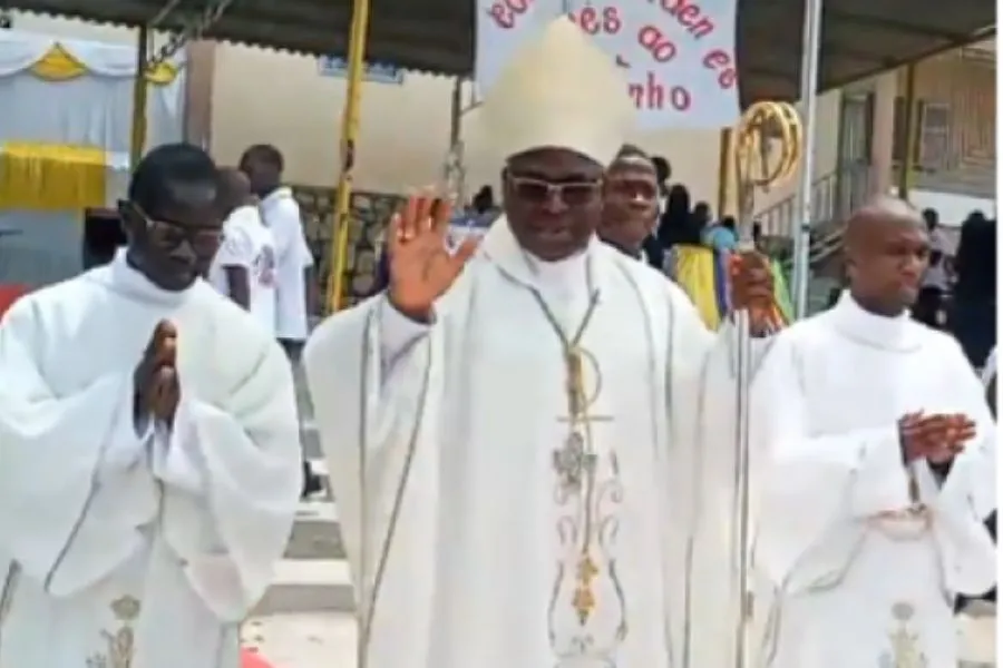 Mgr António Francisco Jaca, évêque du diocèse de Benguela en Angola. Crédit : Radio Ecclesia