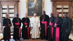 Les évêques catholiques du Zimbabwe posant avec le pape François. Crédit : Actualités catholiques du Zimbabwe / 