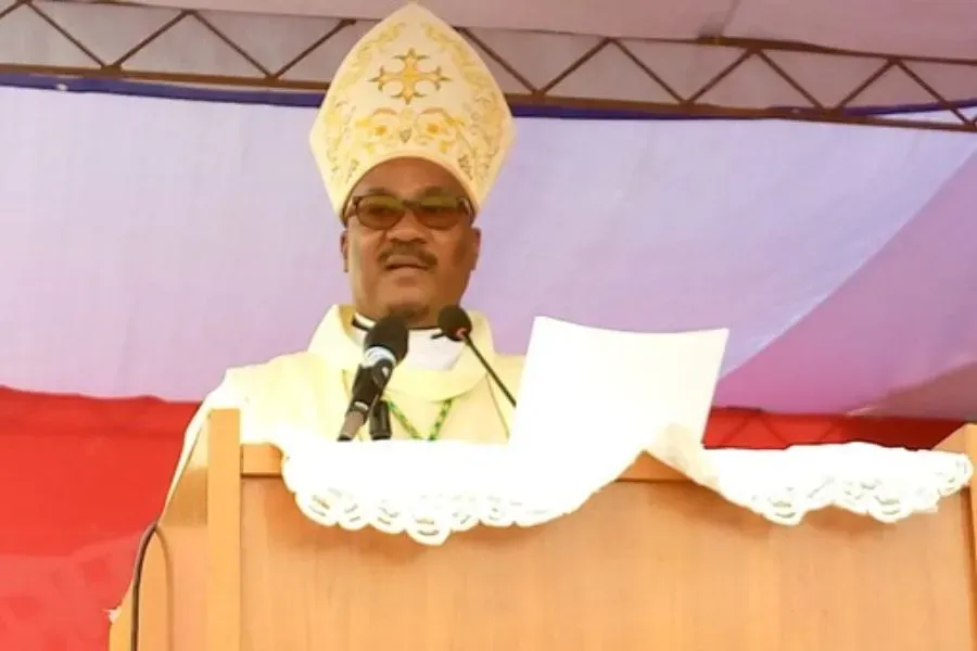 Mgr Maurício Agostinho Camuto, évêque du diocèse de Caxito en Angola. Crédit : Radio Ecclesia