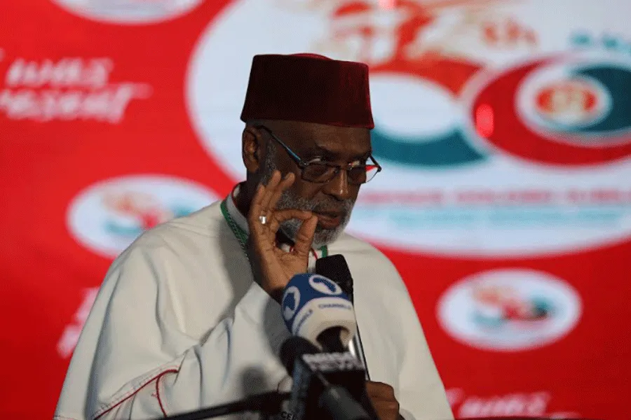 Mgr Gabriel Charles Palmer-Buckle s'adressant aux délégués lors du jubilé d'or du Comité épiscopal panafricain pour les communications sociales (CEPACS). Crédit : ACI Afrique