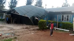 L'église catholique St Mary de Mukuru kwa Njenga après démolition. Crédit : Père John Munjuri / 