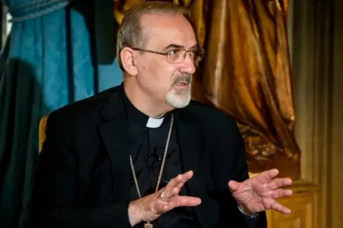 Le cardinal Pierbattista Pizzaballa, patriarche latin de Jérusalem. | Crédit : Christian Gennari / OESSH