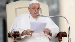 Le pape François a parlé des racines chrétiennes de la Hongrie lors de son audience générale sur la place Saint-Pierre, le 3 mai 2023. | Daniel Ibanez/CNA / 